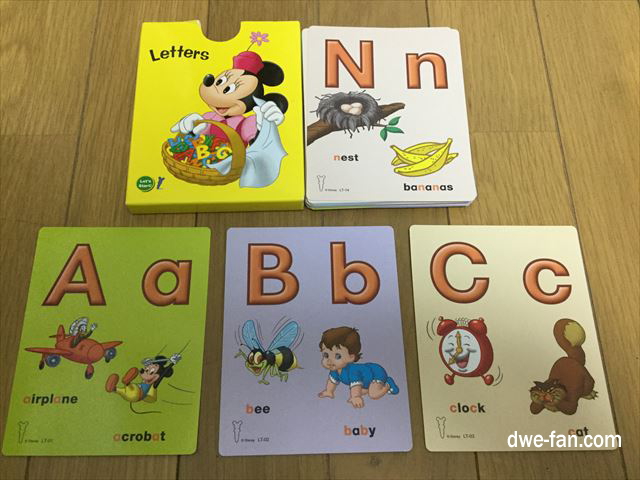 DWEゲームカード「Letters」ABC