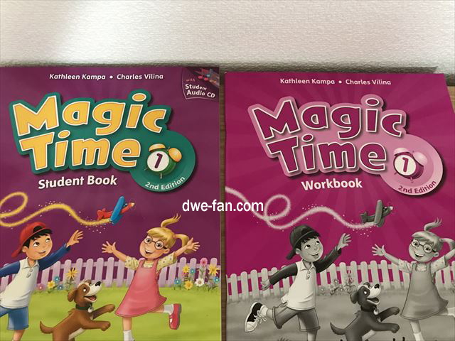 英語の教科書「Magic Time 1」（2/E）Student Book & Work Book